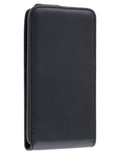 HTC Desire 310 Synthetic Leather Flip Case - Classic Black
