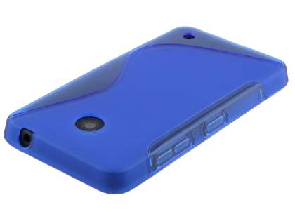 Wave Case for Nokia Lumia 635/636/630 - Frosted Blue/Blue