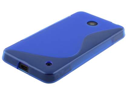 Wave Case for Nokia Lumia 635/636/630 - Frosted Blue/Blue