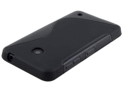 Wave Case for Nokia Lumia 635/636/630 - Frosted Black/Black