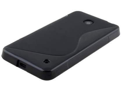Wave Case for Nokia Lumia 635/636/630 - Frosted Black/Black