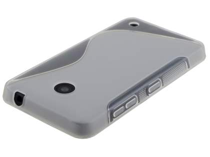 Wave Case for Nokia Lumia 635/636/630 - Frosted Clear/Clear