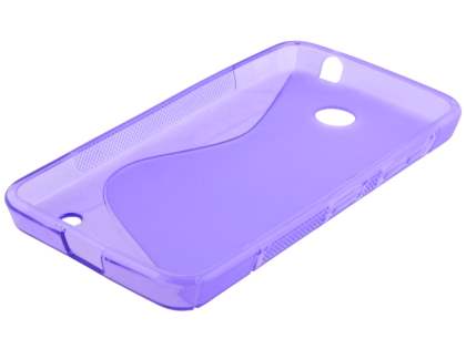 Wave Case for Nokia Lumia 635/636/630 - Frosted Purple/Purple