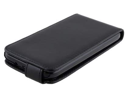 HTC Desire 310 Synthetic Leather Flip Case - Classic Black