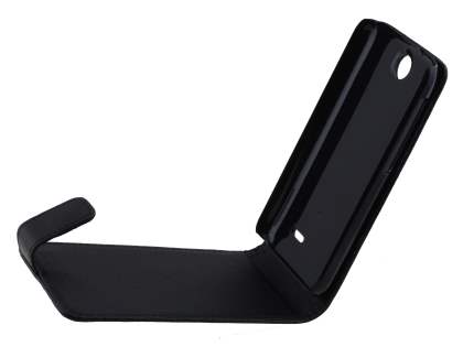 HTC Desire 310 Synthetic Leather Flip Case - Classic Black