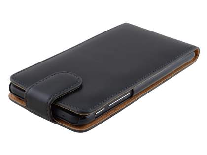 HTC Desire 816 Synthetic Leather Flip Case - Black