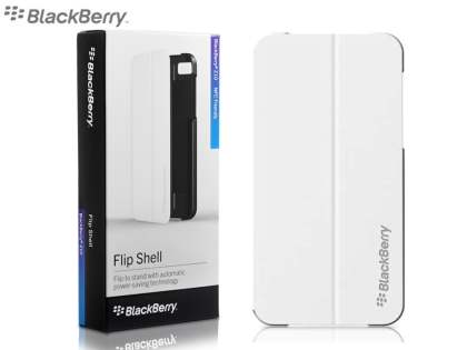 Original BlackBerry Z10 Flip Shell - Pearl White
