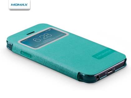 Momax Flip View Case for iPhone SE/5s/5 - Mint Green