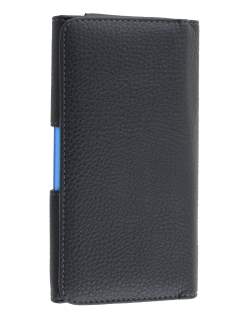 Sony Xperia T2 Ultra Synthetic Leather Belt Pouch (Bumper Case Compatible) - Classic Black Sony Xperia T2 Ultra Synthetic Leather Belt Pouch (Bumper Case Compatible) - Classic Black