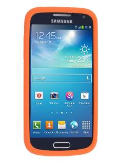 Silicone Case for Samsung I9195T Galaxy S4 mini - Orange