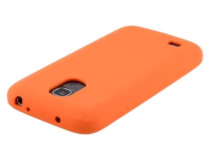 Silicone Case for Samsung I9195T Galaxy S4 mini - Orange