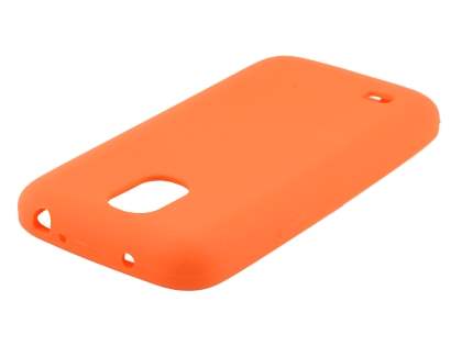 Silicone Case for Samsung I9195T Galaxy S4 mini - Orange
