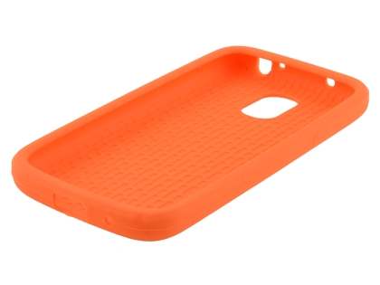 Silicone Case for Samsung I9195T Galaxy S4 mini - Orange