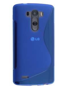 Wave Case for LG G3 - Frosted Blue/Blue Soft Cover