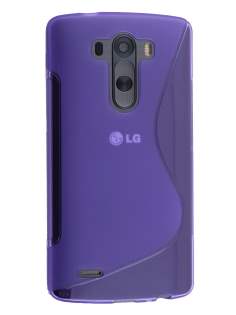 Wave Case for LG G3 - Frosted Purple/Purple Soft Cover
