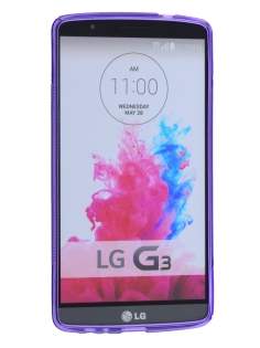 Wave Case for LG G3 - Frosted Purple/Purple