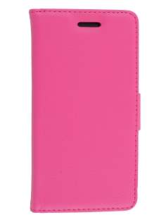 Nokia Lumia 930 Slim Synthetic Leather Wallet Case with Stand - Pink