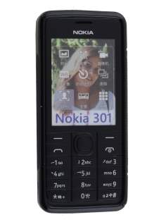 Wave Case for Nokia 301 - Frosted Black/Black