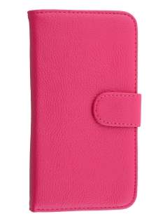 Synthetic Leather Wallet Case with Stand for LG G3 - Pink