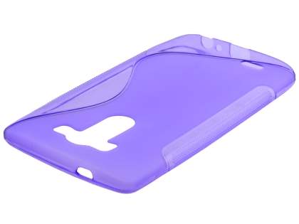 Wave Case for LG G3 - Frosted Purple/Purple