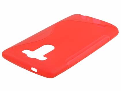 Wave Case for LG G3 - Frosted Red/Red
