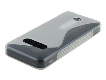 Wave Case for Nokia 301 - Frosted Clear/Clear