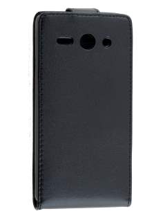 Huawei Ascend Y530 Synthetic Leather Flip Case - Black Huawei Ascend Y530 Synthetic Leather Flip Case - Black