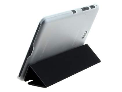 Samsung Galaxy Tab 4 8.0 Book-Style Case with Stand - Black/Frosted Clear Samsung Galaxy Tab 4 8.0 Book-Style Case with Stand - Black/Frosted Clear