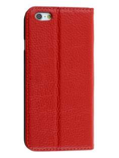 Genuine Textured Leather Wallet Case with Stand for iPhone 6s/6 - Red Genuine Textured Leather Wallet Case with Stand for iPhone 6s/6 - Red