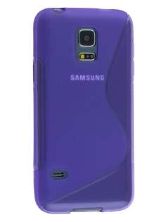 Wave Case for Samsung Galaxy S5 mini - Frosted Purple/Purple Soft Cover