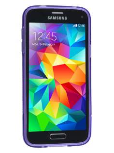 Wave Case for Samsung Galaxy S5 mini - Frosted Purple/Purple