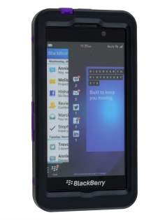 Impact Case for BlackBerry Z10 - Classic Black/Purple