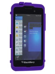 Impact Case for BlackBerry Z10 - Classic Black/Purple