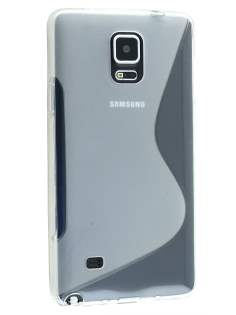 Wave Case for Samsung Galaxy Note 4 - Frosted Clear/Clear