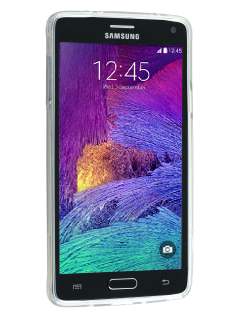 Wave Case for Samsung Galaxy Note 4 - Frosted Clear/Clear