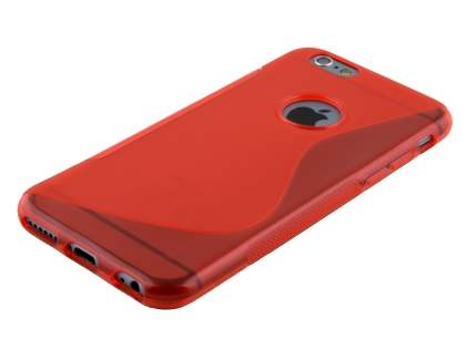 Wave Case for iPhone 6s Plus/6 Plus - Frosted Red/Red