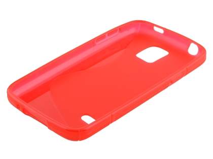 Wave Case for Samsung Galaxy S5 mini - Frosted Red/Red
