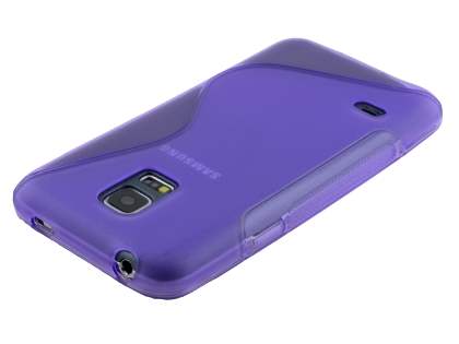 Wave Case for Samsung Galaxy S5 mini - Frosted Purple/Purple