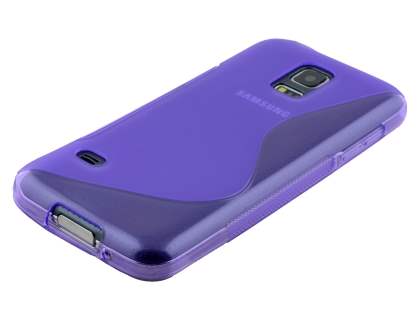 Wave Case for Samsung Galaxy S5 mini - Frosted Purple/Purple