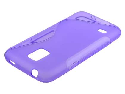 Wave Case for Samsung Galaxy S5 mini - Frosted Purple/Purple