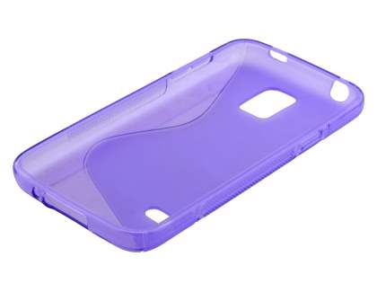Wave Case for Samsung Galaxy S5 mini - Frosted Purple/Purple