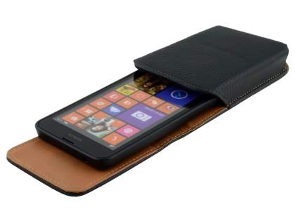Textured Synthetic Leather Vertical Belt Pouch for Nokia Lumia 635/636/630