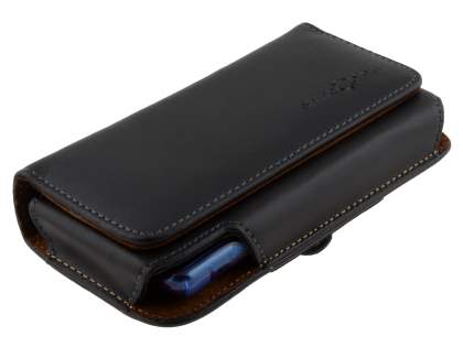 Extra-tough Genuine Leather ShineColours belt pouch (Bumper Case Compatible) for Nokia Lumia 635/636/630