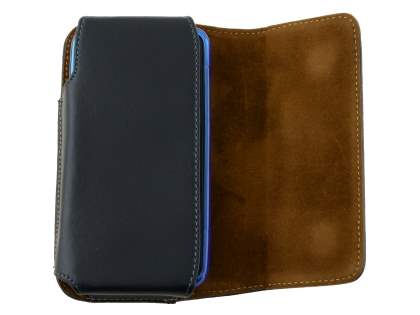 Extra-tough Genuine Leather ShineColours belt pouch (Bumper Case Compatible) for Nokia Lumia 635/636/630