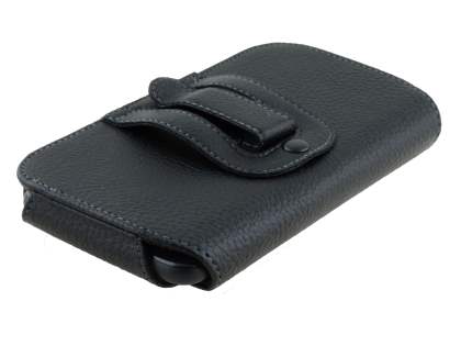 Textured Synthetic Leather Belt Pouch - Mobile Only