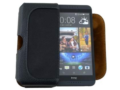 Textured Synthetic Leather Belt Pouch - Mobile Only