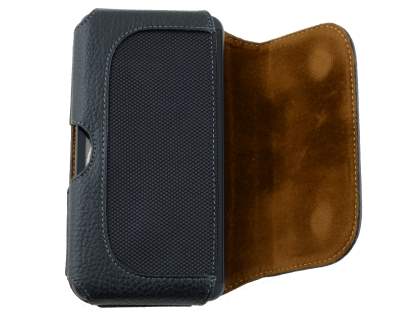 Textured Synthetic Leather Belt Pouch - Mobile Only