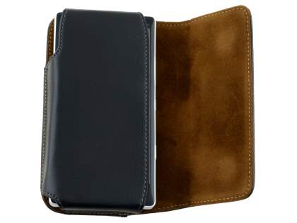 Extra-tough Genuine Leather ShineColours belt pouch for Nokia Lumia 930