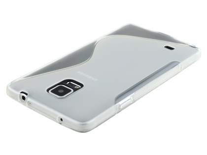 Wave Case for Samsung Galaxy Note 4 - Frosted Clear/Clear