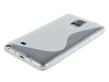 Wave Case for Samsung Galaxy Note 4 - Frosted Clear/Clear